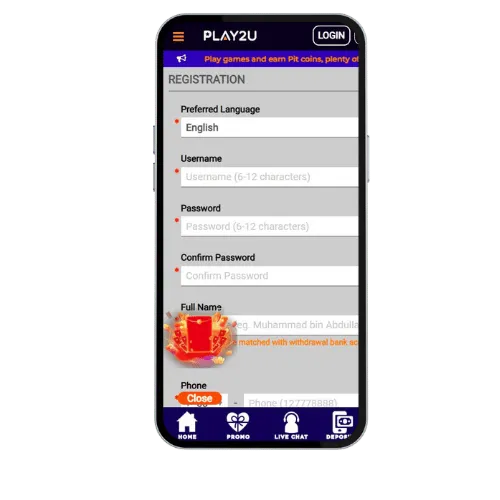 How to Login to Play2u Casino