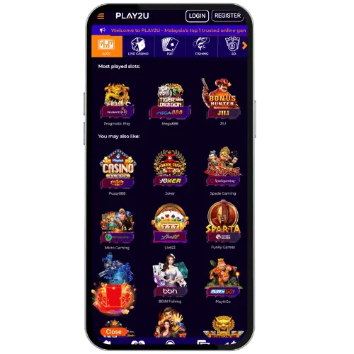 Play2U Casino Application
